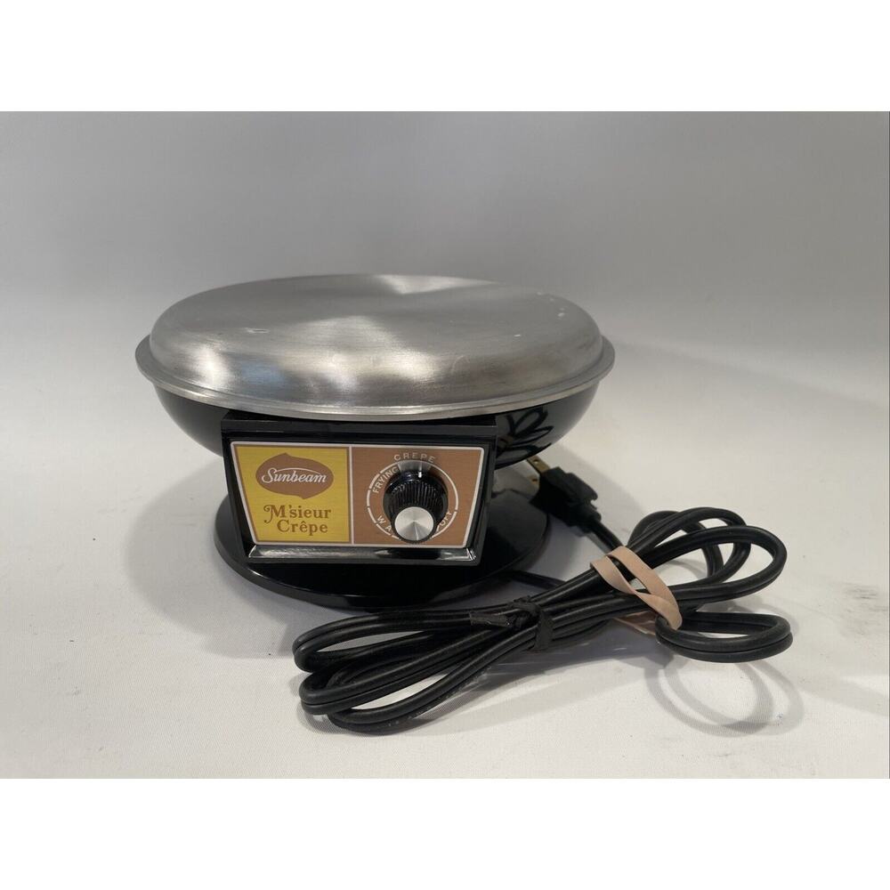 Sunbeam M'sieur Crepe Vintage Crepe Maker Working Condition